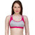PEACH SMILE Solid Seamless Non Padded Bra For Women-Red-Hotpink