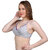 PEACH SMILE Solid Seamless Non Padded Bra For Women-Purple-Brown
