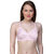 PEACH SMILE Printed Seamed Non Padded Bra For Women-Pink-Skin