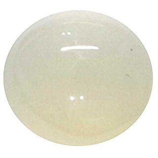                       Gurpreet Gems Natural Rainbow Moonstone Loose Gemstone 13 Ratti Cabochon                                              