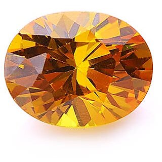                       JAIPUR GEMSTONE-5.5 ratti Sunela Stone Original Certified Natural Citrine Gemstone for Men  Women by Lab Tested                                              