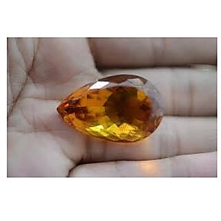 JAIPUR GEMSTONE-5.25 Ratti Sunela Stone Certified Natural Citrine Success Gemstone for Men and Women