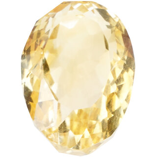                       Gemskart Certified Yellow 9.68 Ratti Sunela Stone Natural Citrine                                              