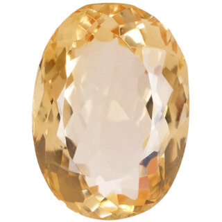                      Gemskart Certified Yellow 10.61 Ratti Sunela Stone Natural Citrine Success Gemstone                                              