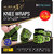 MuscleXP DrFitness+ Knee Wraps For Cross Training, For Both Left  Right Knees,(Black  Green)