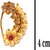 Shrungarika Gold Plated Traditional Ethnic Bridal Maharashtrian Nose Ring/Nath without piercing (N-620)