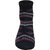 ANKII Cotton Stylish Self Design Men Ankle Length Socks, Pack Of 3