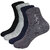 ANKII Cotton Stylish Self Design Men Ankle Length Socks, Pack Of 4