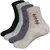 ANKII Cotton Stylish Self Design Men Ankle Length Socks, Pack Of 4