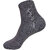 ANKII Cotton Stylish Self Design Men Ankle Length Socks, Pack Of 4
