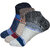 ANKII Cotton Stylish Self Design Men Ankle Length Socks, Pack Of 3