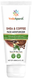 VedaSparsh Shea  Coffee Face Moisturiser, 100 ml
