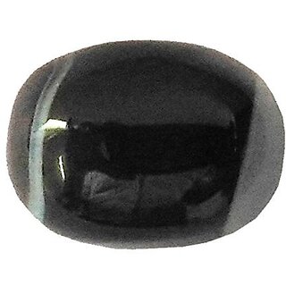                       Hoseki Sulemani Hakik Stone Akik Stone 11.60 Carat Balck Color Oval Shape for Unisex                                              