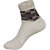 ANKII Cotton Stylish Self Design Men Ankle Length Socks, Pack Of 3