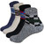 ANKII Cotton Stylish Self Design Men Ankle Length Socks, Pack Of 4