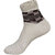 ANKII Cotton Stylish Self Design Men Ankle Length Socks, Pack Of 4