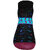 ANKII Cotton Stylish Self Design Men Ankle Length Socks, Pack Of 4