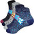 ANKII Cotton Stylish Self Design Men Ankle Length Socks, Pack Of 4
