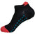 ANKII Cotton Stylish Self Design Men Ankle Length Socks, Pack Of 3