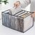 Clothes organisers storage for wardrobe Pack of 1 , Size -36 x 25 x 20 CM (Transparent)