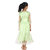 Kid Kupboard Pure Cotton Full-Sleeves Light Green Gown For Girls