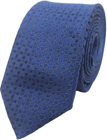 Exotique  Blue Microfiber Neck tie For Men (MT0016BL)