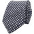 Exotique Italian Style Black & White Microfiber Neck tie For Men (MT0004BK)