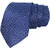 Exotique Checkerd Italian Blue & White Microfiber Neck tie For Men (MT0006BL)