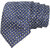 Exotique Checkerd Italian Black,Blue & White Microfiber Neck tie For Men (MT0008BK)