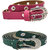Exotique Pink & Green Faux Leather Belt Combo For Women (WC0014MU)