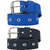 Exotique Black & Blue Faux Leather Belt Combo For Women (WC0033MU)
