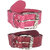 Exotique Pink & Brown Faux Leather Belt Combo For Women (WC0041MU)