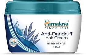 Himalaya Anti-Dandruff Hair Cream with Tea Tree Oil and Tulsi, 200 ml