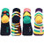 Bonjour Mens Bold Ankle multi pack multicolor sock pack of 4
