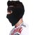 EVERUZA Bike riding cycling anti pollution dust sun protection full face cover mask (Black) Pack of 1
