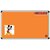 Orange Sporty Magnetic Notice Board (6 feet x 4 feet) by BoardRite