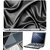 Finearts Laptop Skin 15.6 Inch With Key Guard & Screen Protector - Black Silk Cloth