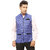 Kandy Blue Regular Fit Nehru Jacket For Men's