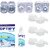Optify Pack of 6 Aqua, Hazel  Sea Blue Monthly Contact Lens  (0, Aqua, Hazel, Sea Blue, Pack of 6)