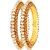 Asmitta Exquitely Gold Plated LCT Stone Bangle Set For Women