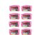 DIMONSIV Plain Pack of 8 Pisces Plain Large Saree Salwar Suit Kamiz Cover Storage Bag  (Pink)