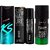 Pack of 3 Deodorants - AXE RECHARGE, AXE SIGNATURE AND KS URGE