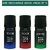 Axe Recharge Deodorants Spray for Men (combo of 3 150 ml  Each ) (flavours may vary)