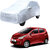 AutoRetail Hyundai Eon Silver Matty Car Body Cover for 2015 Model (Mirror Pocket, Triple Stiched)