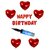 De-Ultimate Set Of Balloons Air Pump, HAPPY BIRTHDAY Letters Foil Balloon, 5 Pcs Love Heart Balloons For Birthday party