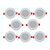Bene LED 6w Round Ceiling Light, Color of LED Red (Pack of 8 Pcs)