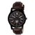 Mark Regal Round Dail Brown Leather Strap Analog Watch For Men(MR069)