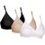 COTTON BRA A SET OF 3 MULTI COLOUR  NON - PADDED BRA FOR GIRL'S AND WOMEN