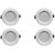 Bene LED 5w Faro Round Ceiling Light, Color of LED White (Pack of 4 Pcs)