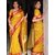 SVB SAREES Yellow Colour Khadi Silk Saree With Blouse Piece